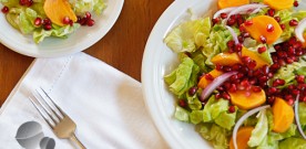 Persimmon Salad for Christmas