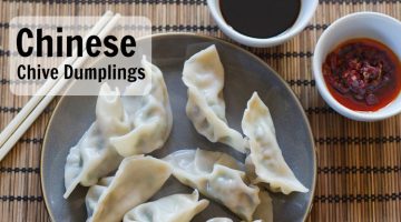 Chinese Dumplings With Chives