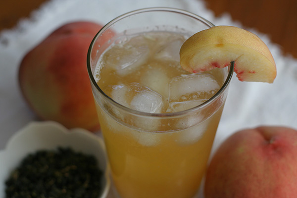 peach iced tea