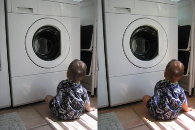 baby and washing machine
