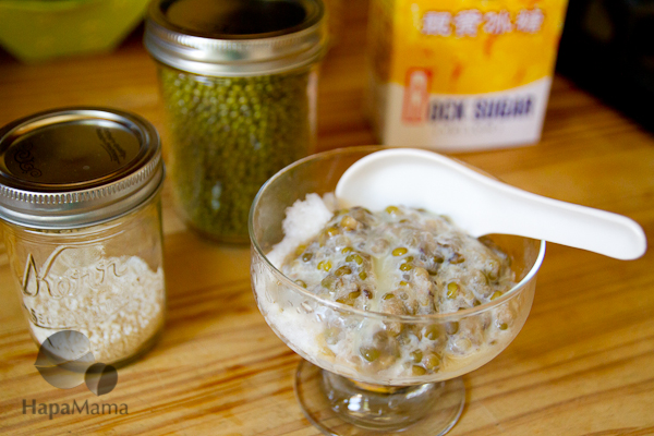 mung bean shaved ice