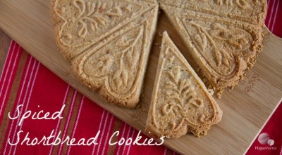 Spiced Shortbread Cookies - HapaMama