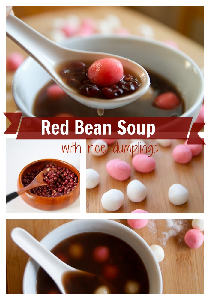 Red Bean Soup With Rice Dumplings | HapaMama