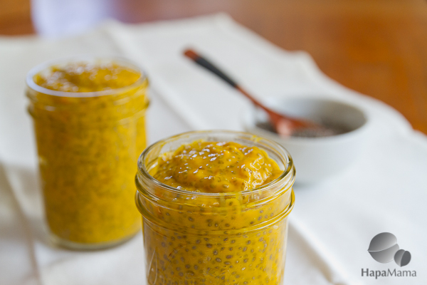 mango chia pudding - HapaMama