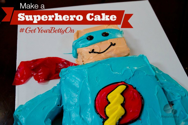 superhero cake #GetYourBettyOn