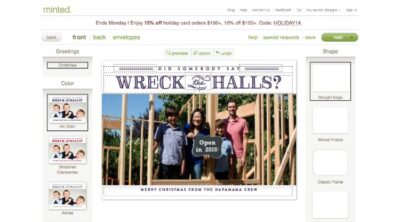 Wreck the Halls, Minted/HapaMama