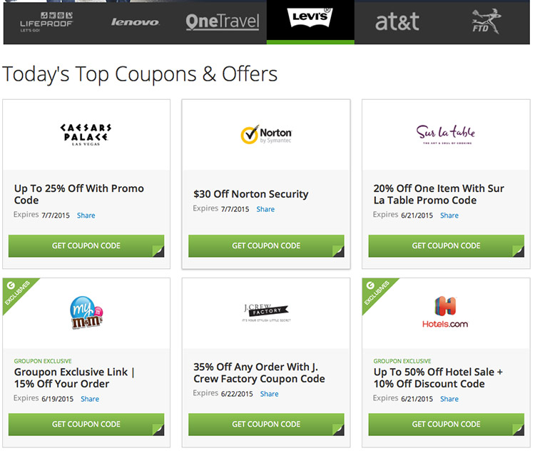 Groupon new store customer promo code