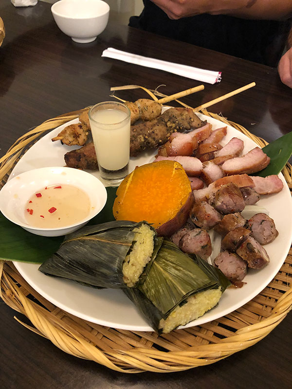 Aboriginal barbecue plate in Kenting, Taiwan